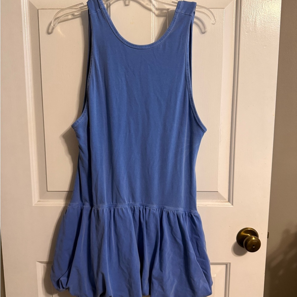 Blue Sleeveless Dress